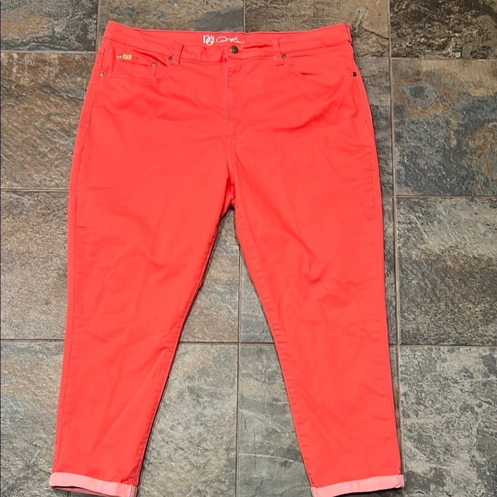 DSquared2 Red and Pink Pants